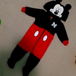 Disney Mickey mouse fleece onsie